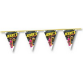 30' Custom Triangle Pennant W/ 2 Side Imprint (12 Pennants Per String-12"x18" Triangles)